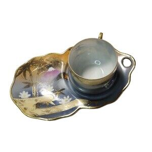 Vintage Shofu Hand-Painted Tea Set Japanese Porcelain Collectible Traditional